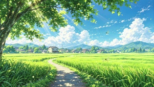 麦田风景