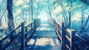清新动漫场景