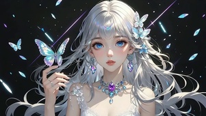 幻蝶银发姬・星际中的璀璨