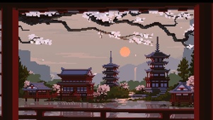 像素风楼阁