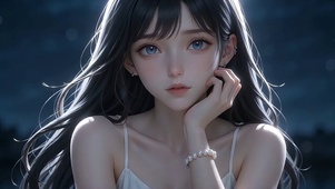 清冷白月光