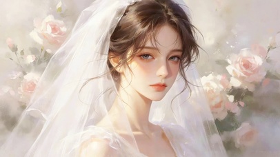 治愈可爱女孩