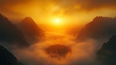 落日云海马丘比丘遗址