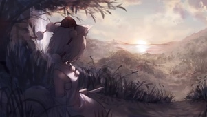 黄昏中的妖怪之山