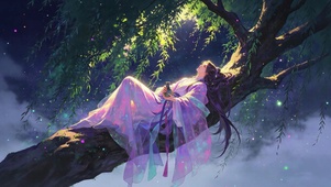 古风望月美男
