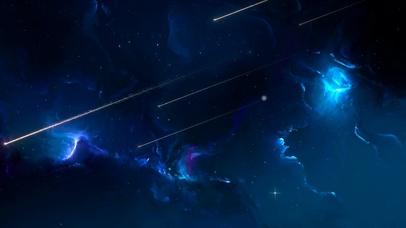 4k唯美星空流星雨