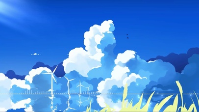晴空万里