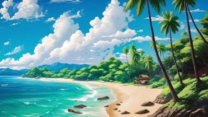 夏日海岸