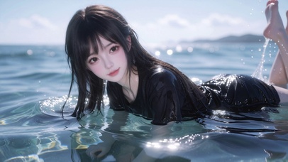水中美女