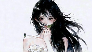 水墨少女