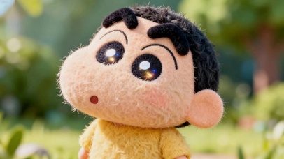 可爱毛绒绒蜡笔小新