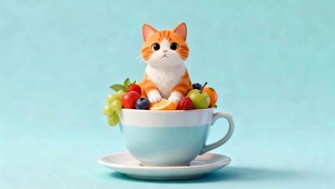 杯子猫咪