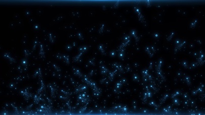 飘飞蓝色发散粒子流