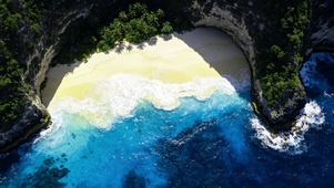 爱心海