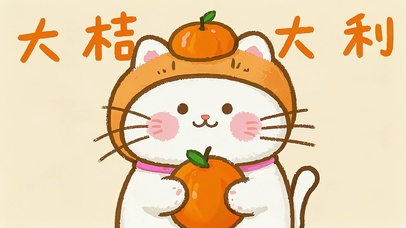 可爱猫咪大桔大利