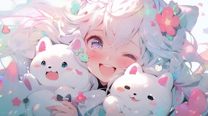 可爱猫咪少女
