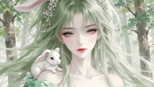 古风兔耳少女