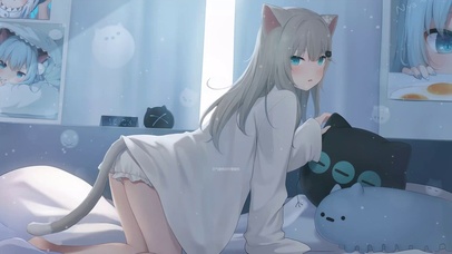 超可爱猫羽雫动漫软萌少女