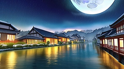 海底月是天上月