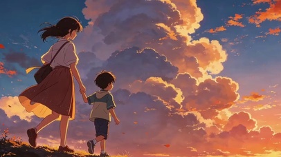 落日晚霞