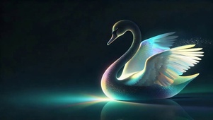 唯美梦幻彩羽