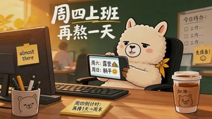 周四上班，再熬一天