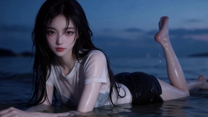 水中美女