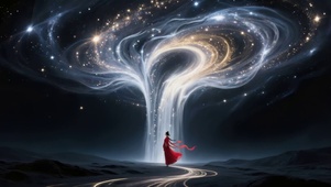 唯美的流光银河