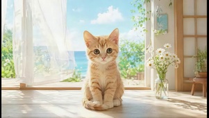 呆萌小猫