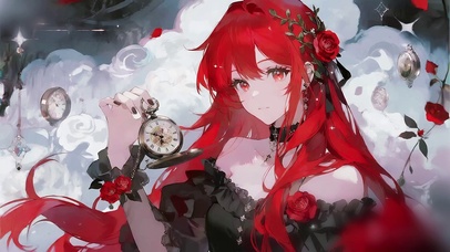 时间执事赤发少女