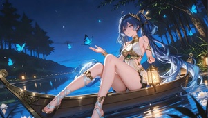 夜湖掌灯尤诺