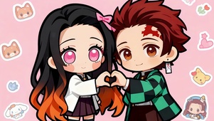 鬼灭萌 CP祢豆子和炭治郎