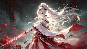 彼岸花执剑绯雪