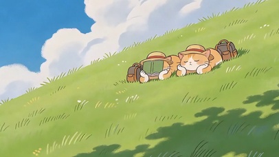 草原上的小猫