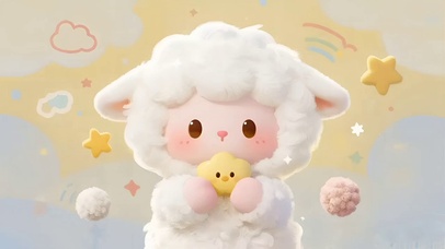 星云朵朵小羊的温柔梦