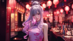 旗袍少女