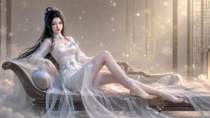 古风仙气清冷美女