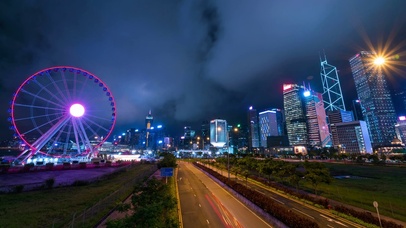 城市繁华夜景
