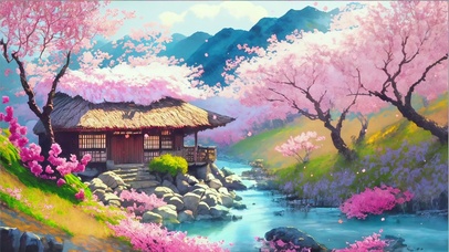 唯美樱花小屋 4K