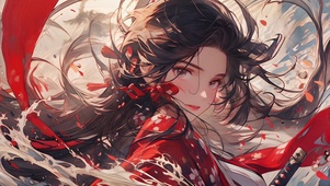 红衣少女