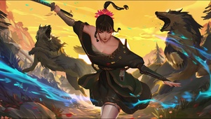 冷酷酷炫女武士