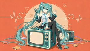 休闲吧台初音未来