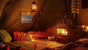 冬季温暖帐篷