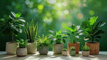 阳光绿植盆栽