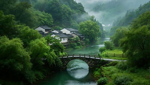 烟溪古村 