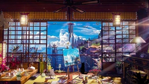 猫咪蝴蝶舒适海景房