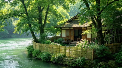 河岸小院