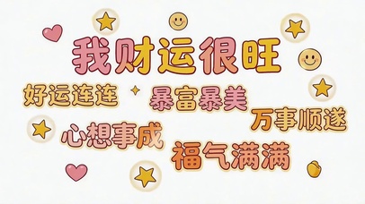 我财运很旺