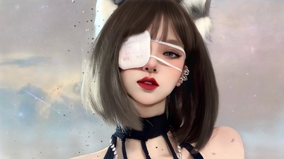 独眼美少女