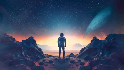 科幻星球宇航员